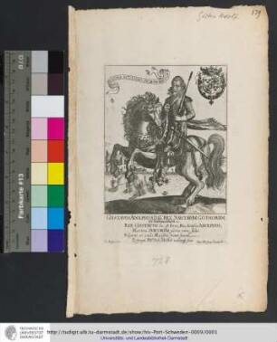 Gustavus Adolphus D:G: Rex Suecorum Gothorum Et Vandalorum etc: