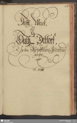 Saltz-Werck, zu Saltz-Detfort, In dem Bischoffthum Hildesheim gelegen
