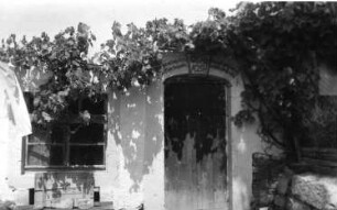 Klipphausen-Lampersdorf. Obermühle, Mühlentür mit Inschrift und Jahreszahl