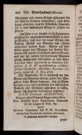 228-238, Im Jahr 1736 brachte er die Zusammengrabung ...