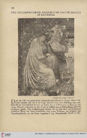 Neue Folge 31 = Jahrgang 55: Das neugefundene angebliche Dante-Bildnis in Ravenna