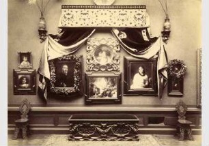 Blick in die Gedenkausstellung zum Tod von Gustav Richter in der Nationalgalerie
