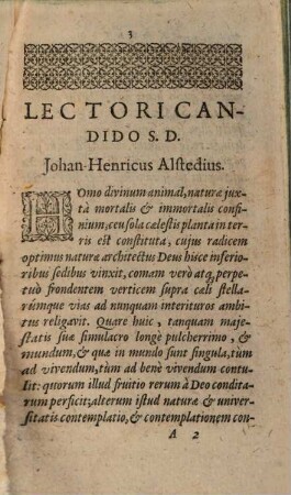Johan-Henrici Alstedi[i] Metaphysica : Tribus libris tractata ; Per Praecepta methodica: Theoremata selecta: & Commentariola dilucida. Quae omnia inferioribus disciplinis constituendis & percipiendis viam compendiariam patefaciunt