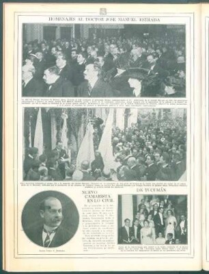 Homenajes al doctor José Manuel Estrada