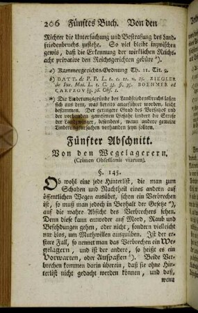 Fünfter Abschnitt. - Vierzehnter Abschnitt.
