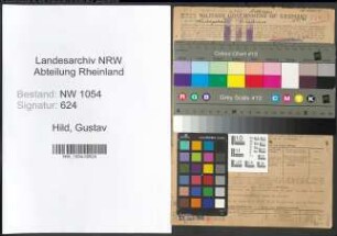 Entnazifizierung Gustav Hild , geb. 28.12.1877 (Aufseher)