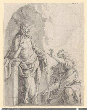 Der auferstandene Jesus begegnet Magdalena