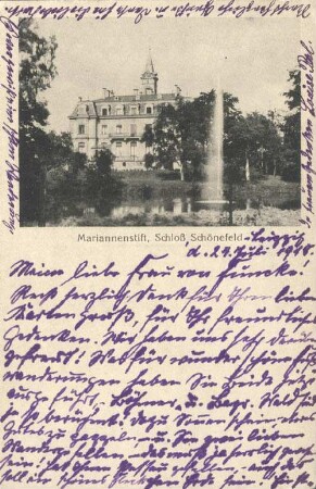 Mariannenstift: Schloß Schönefeld