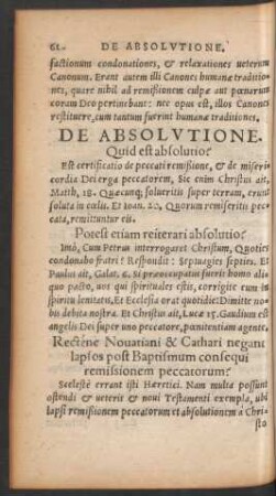 De Absolutione.