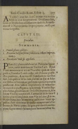 Caput LXI. - LXXXIII.