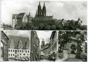 Meißen. verschiedene Stadtansichten