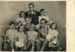 Joseph Goebbels mit Familie