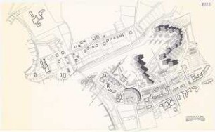 Freizeitanlage am Tegeler See, Berlin Schinkelwettbewerb 1969: Lageplan 1:1000