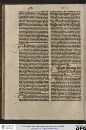 Ad primum sic proceditur et videtur quod in deo voluntas non sit...