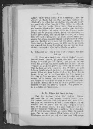 V. Die Mühlen des Amtes Harburg.