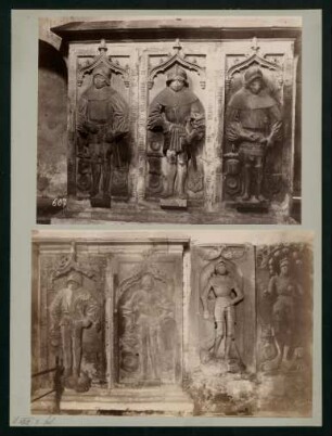 607-608, Klosterkirche Lorch: 607. und 608. Grablege der Herren Ritter von Woellwarth