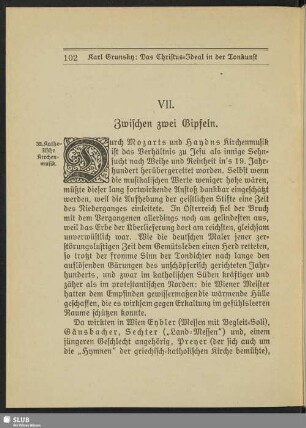 VII. Zwischen zwei Gipfeln