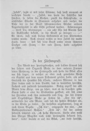 X. In der Fürstengruft.