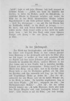 X. In der Fürstengruft.