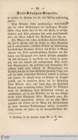 Drei-Königen-Capelle