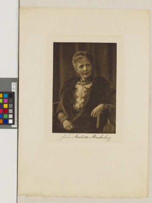 Frau Bürgermeister Mathilde Mönckeberg