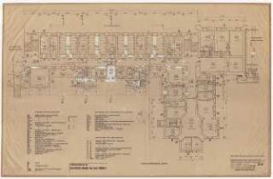 Evangelisches Diakonissenkrankenhaus Bethanien, Berlin-Kreuzberg Umbau. Hauptgebäude: Erdgeschoss 1:100