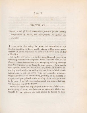Chapter VII. Attempt to cut of Lord Cornwallis - Junction of the Bombay Army ...