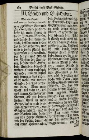 III. Beicht- und Buß-Gebete.