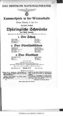 Das Dienstjubiläum