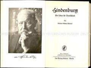 Biografie über Paul von Hindenburg