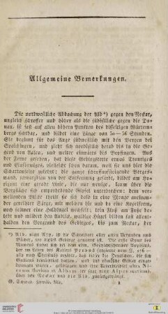 Allgemeine Bemerkungen