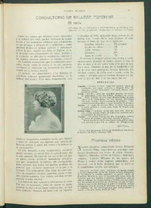 Consultorio de belleza femenina