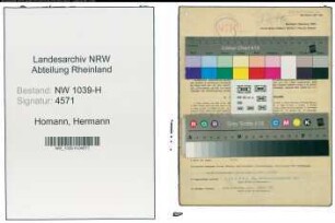 Entnazifizierung Hermann Homann , geb. 11.01.1899 (Lehrer)
