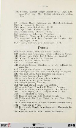 Porträts (Nr. 1510-1650)