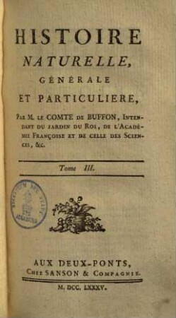 Histoire naturelle, générale et particulière, [1,]3