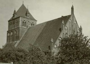 Greifswald. Marienkirche (1201/1300). Ansicht von Südosten
