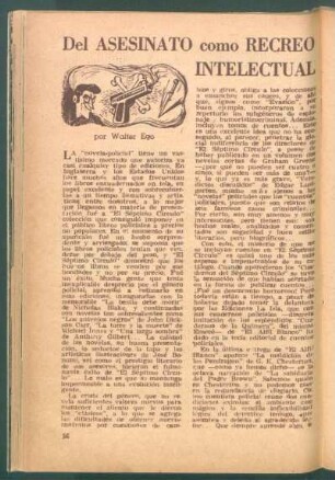 Del asesinato como recreo intelectual - [Continuación]