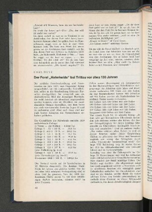 Der Forst Hahnheide bei Trittau vor etwa 130 Jahren.