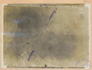 Foto feindlicher Stellungen um Watronville (Luftbild)