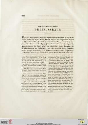 Tafel CXXV-CXXVII: Dreifussraub