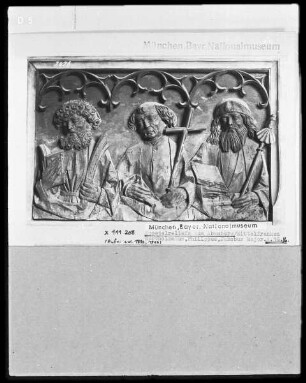 Die Apostel Bartholomäus, Philippus und Jakobus Major