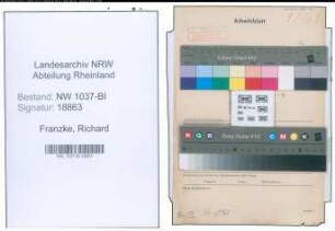 Entnazifizierung Richard Franzke , geb. 05.04.1899 (Polizeiinspektor)
