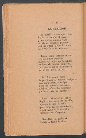 La traición