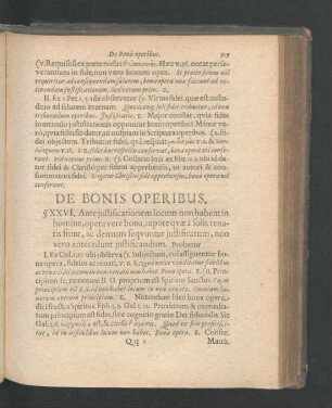 De Bonis Operibus.