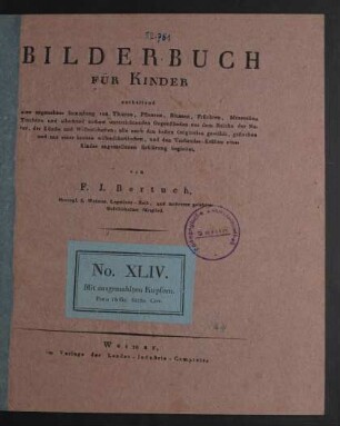 [Bd. 3], No. 44: Bilderbuch für Kinder