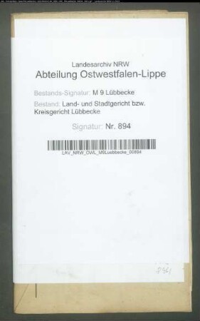 Erblasser: Meyer gt. Schwietermeier, Johann Heinrich: