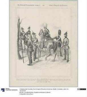 Die Königlich Preußische Armee: Blatt V, Soldaten