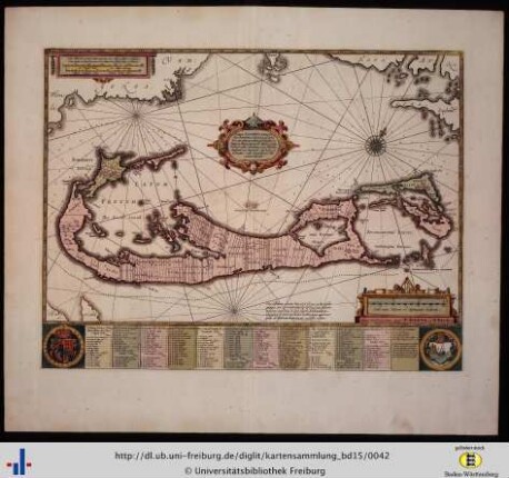 Mappa Aestivarum Insularum alias Bermudas dictarum.