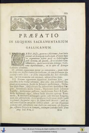 Sacramentarium Gallicanum.