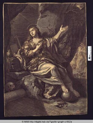 Maria Magdalena in der Einöde.